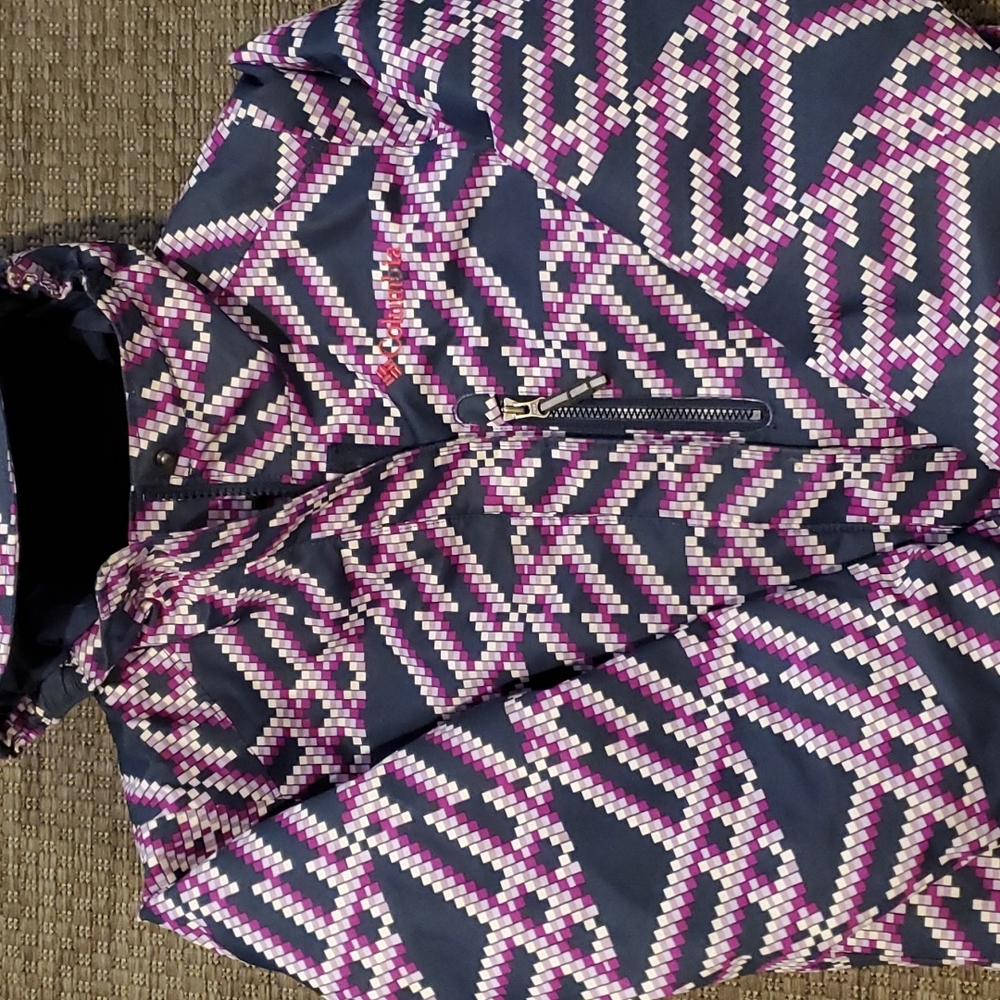 Girls Columbia Winter Jacket Purple Small